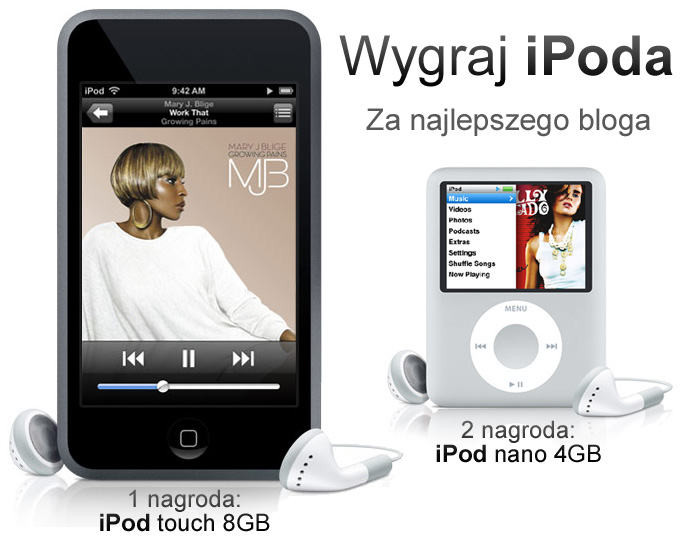 Wygraj iPoda za najlepszego bloga