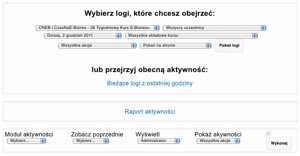 Wyb&oacute;r najr&oacute;żniejszych raport&oacute;w aktywności uczestnik&oacute;w kurs&oacute;w