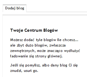 Centrum Blogów